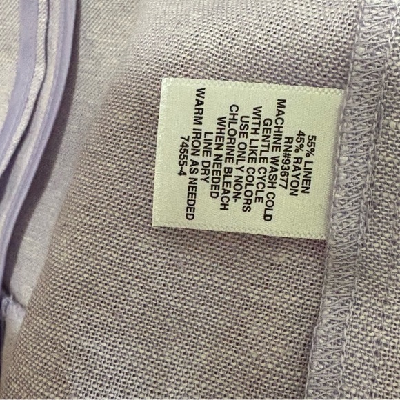 Liz Claiborne Light Purple Linen Blend Blazer NWT - Picture 6 of 10